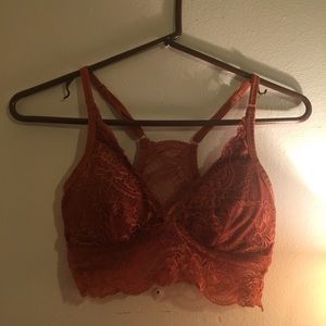 Burnt orange bralette